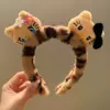 5978 Huahua Crying Cat Headband-Leopard Print Style