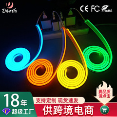 Cross-border LED flexible USB neon light strip 5V waterproof silicone decorative soft light bar LED light ambiance light strip