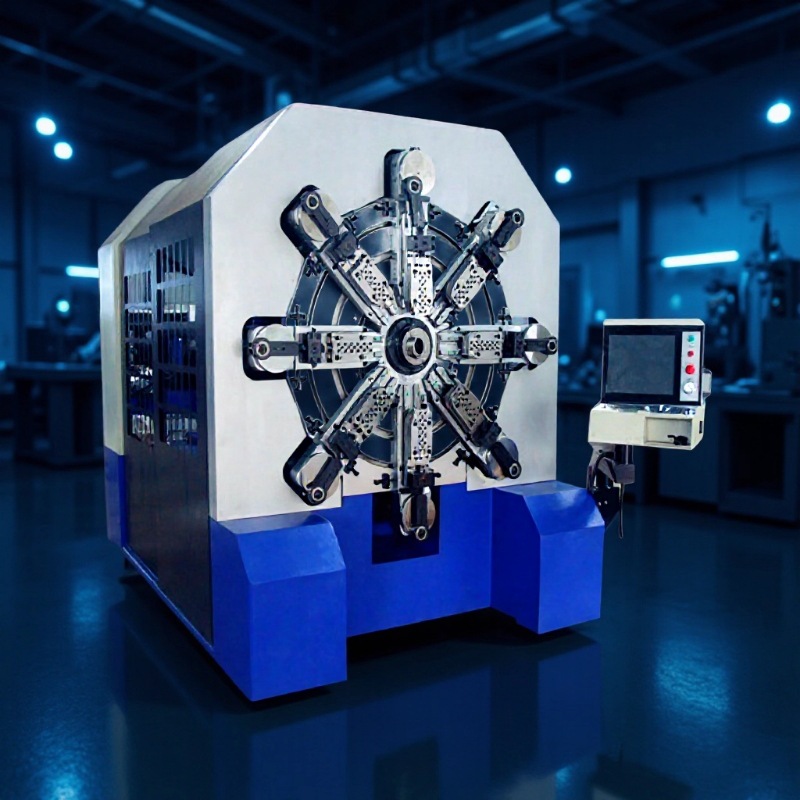 弹簧倒角机，万能弹簧机，调直机，银丰弹簧机冲压机弯折机数控