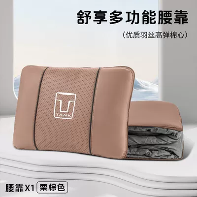 Seasons Universal Multifunctional Lumbar – Waist support - tank-chestnut-brown-multifunctional-lumbar-pillow-quilt-standard