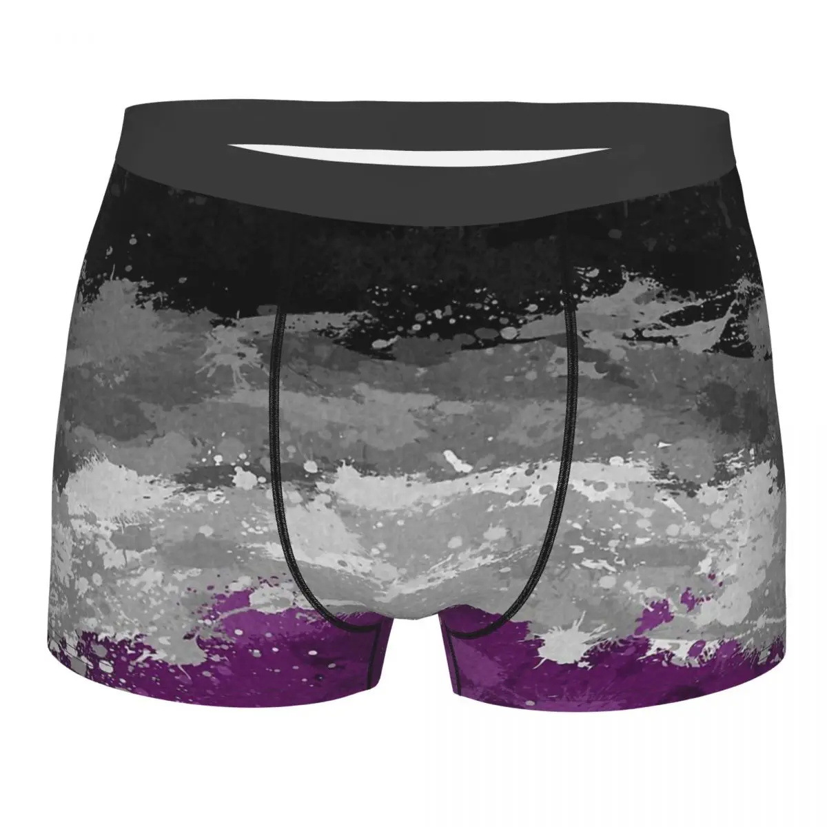 Venta rápida transfronteriza venta caliente 3D transpirable ropa interior casual para hombres color arco iris bóxer pantalones cortos para hombres MP01