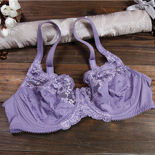 Foreign trade European and American lace bra comfortable breathable sexy transparent girl ultra-thin women's underwear 70BC75AB80A