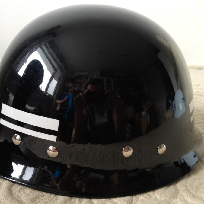 防暴头盔 防护勤务盔PC 巡逻执勤盔 安全帽防护装备