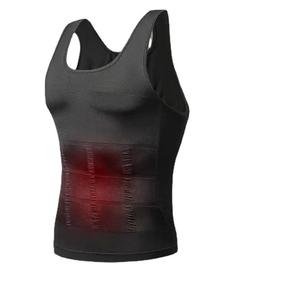 Men's Shapewear Corset Shaping Tummy Control Vest Tummy Control Sleeveless Breathable Fitness Sports Breathable Amazon Wholesale