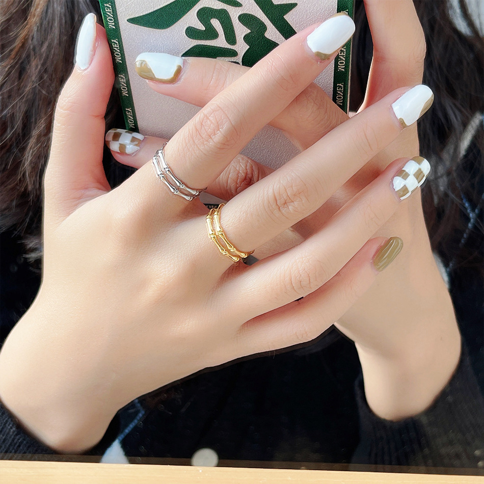 Simple Style Geometric Copper Rings 1 Piece