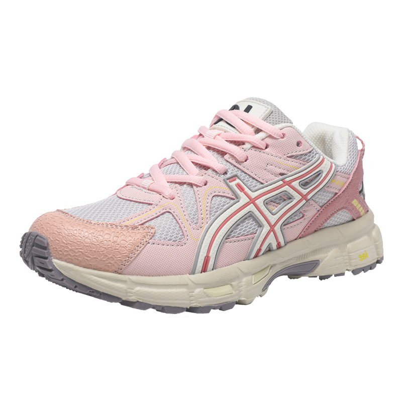 Zapatos deportivos retro de color contrastante zapatos deportivos de pareja de malla al aire libre zapatos de papá cómodos zapatos casuales para hombres y mujeres