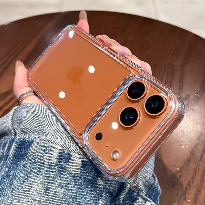宇宙シェル iPhone17promax対応 アクリル製iPhone16スマホケース 15フルカバー xr透明 11耐衝撃|undefined