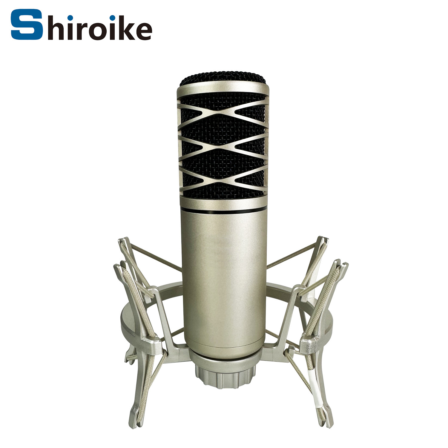 Foreign Trade Direct Supply Sound Card Karaoke Recording Live Broadcast Microphone Condenser Microphone Anchor Microphone 48V Phantom Power E-Commerce