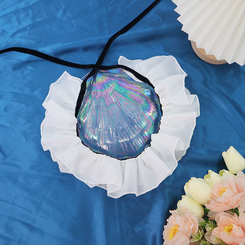 Amazon nueva red de encaje Lolita de cuello accesorios de fiesta de baile espectáculo de disfraz de edad TK