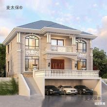 二层别墅设计图纸架空层带车库农村自建房设计图全套施工水垒德株