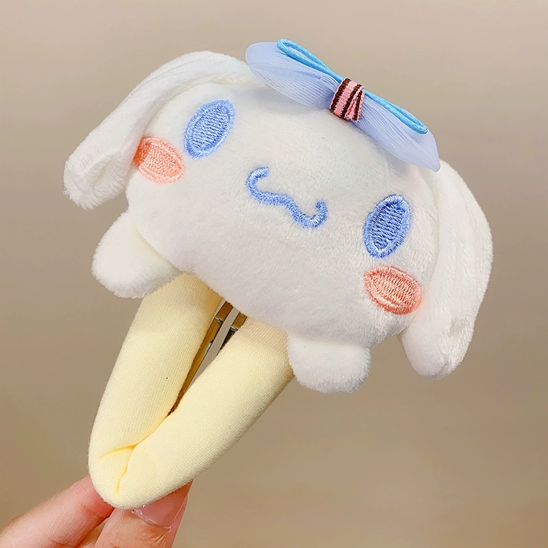 Детский плюшевый ободок (Sanrio), для умывания и декора, мягкий, с героями Kuromi/ My Melody