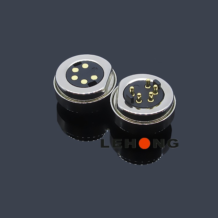 LH-CX1413-5p磁吸头外经14强力锁磁3Kgf公母磁吸/连接器充电线