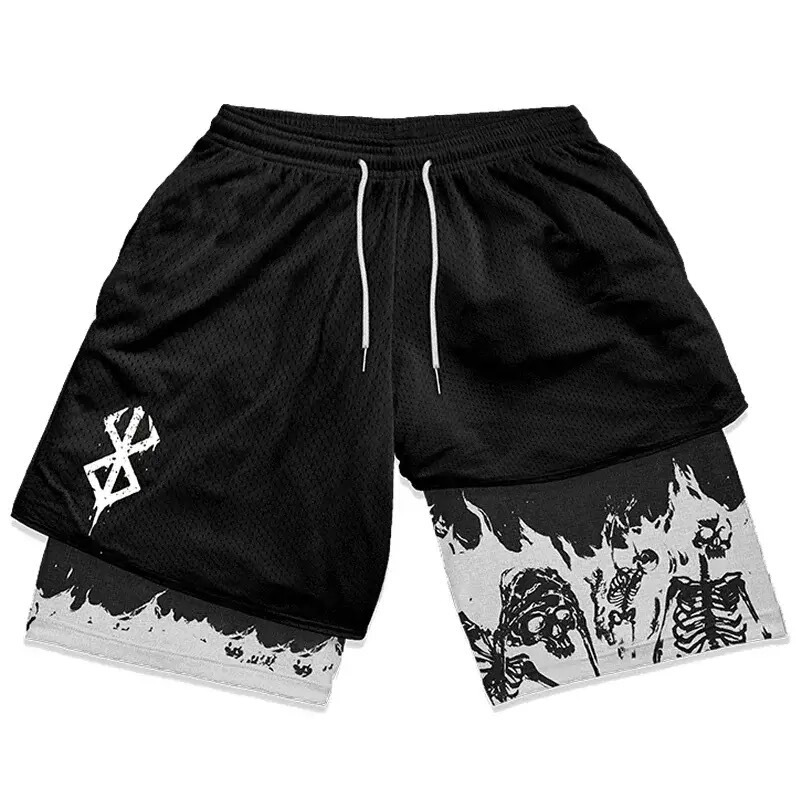 Cross-border 3D Digital Personality Printing Adult Double-layer Fitness Sports Pants wish AliExpress Hot-selling Casual Shorts Cross-border 3D Digital Personality Printing Adult Double-layer Fitness Sports Pants wish AliExpress Hot-selling Casual Shorts