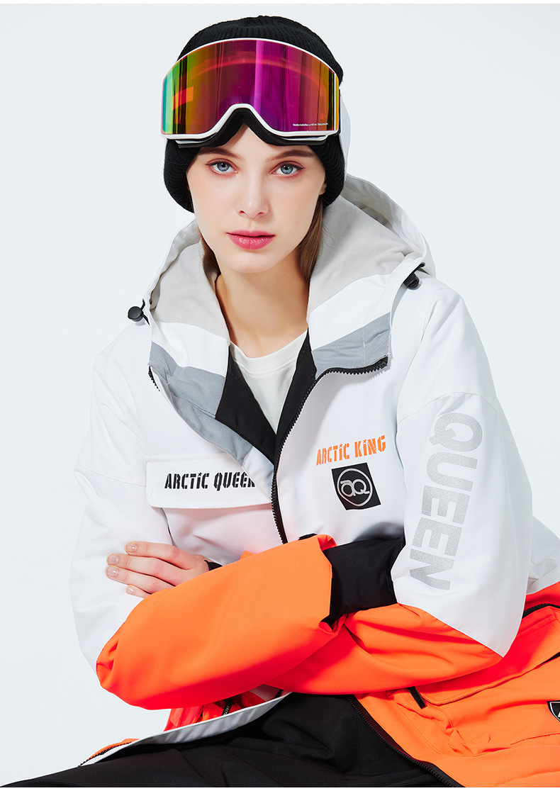 Men's Clothing Ski suit set for men and women couples warm and thick ski suit set single board double board ski suit_viptrois.com