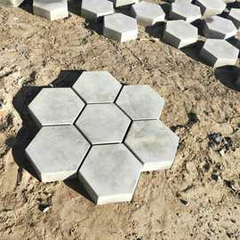 厂家定制实心六角砖形广场地砖 水利河道公路护坡砖 六角护坡砖河