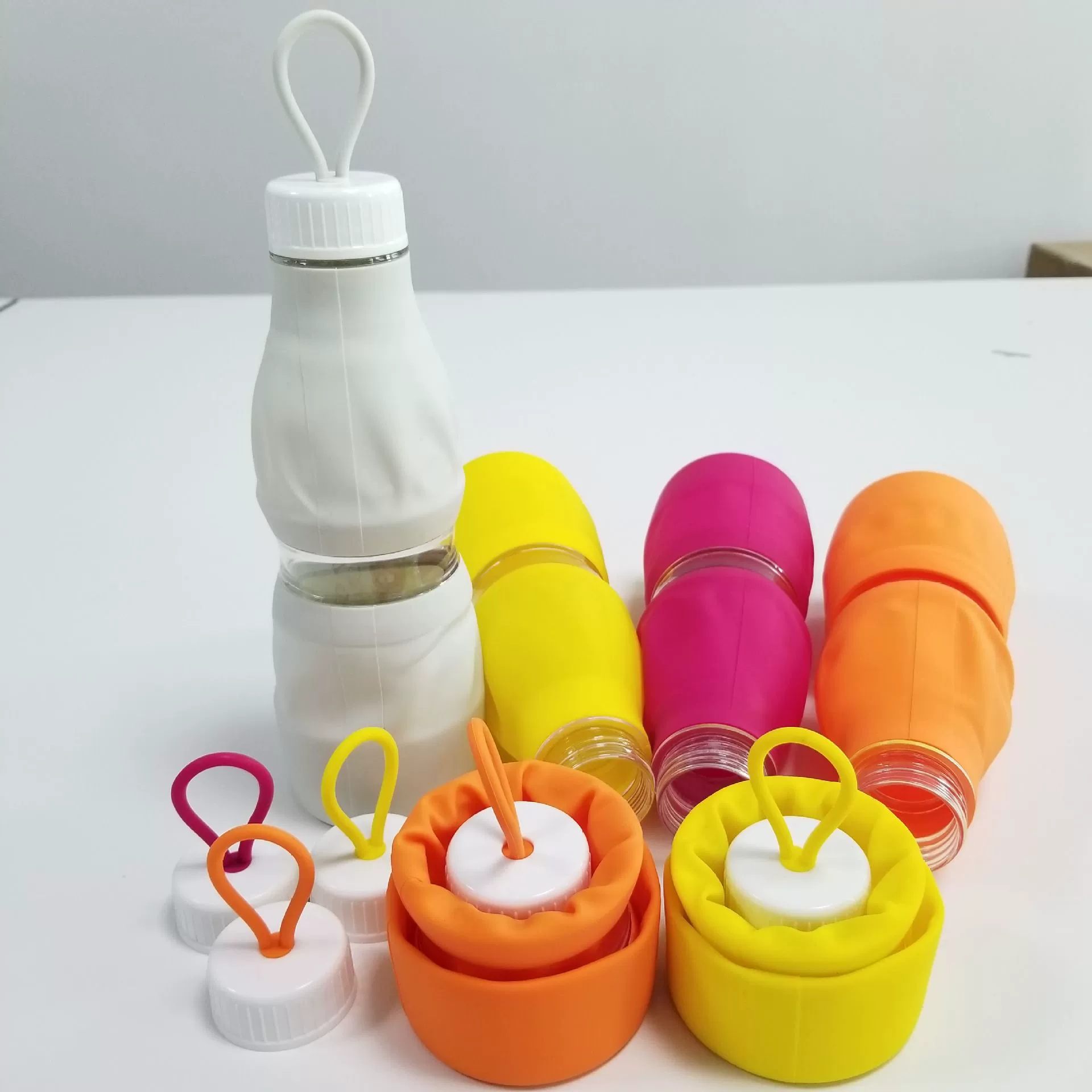 Открытый спортивный чайник бытовая силиконовая складная чашка творческая студенческая чашка с водой портативная анти-падение и герметичность