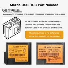 Aplicable a Mazda carplay caja adaptador de conexión USB modificación kit Hub ai caja módulo