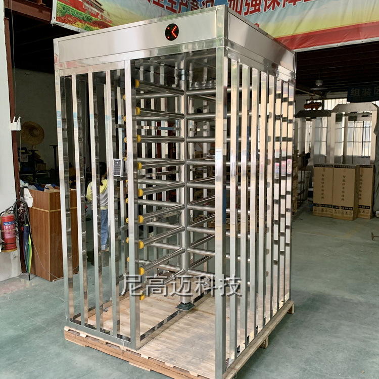 厂家批发工地小区监狱单通道双向全高转闸秦皇岛健身馆人脸识别门