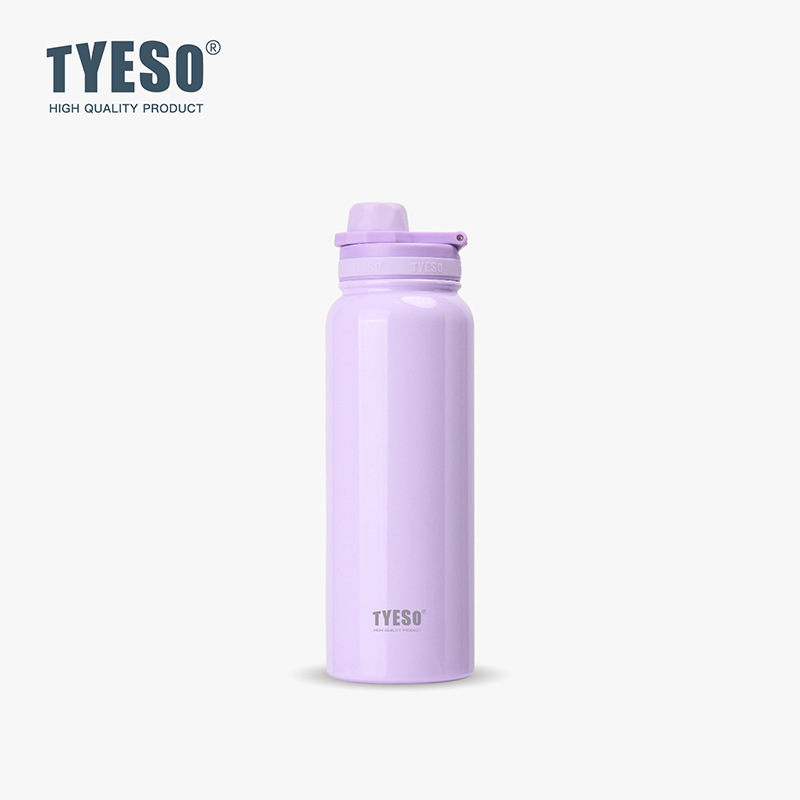 Taisuo 学生スポーツボトル TYESO ポータブルハンドルステンレス鋼ウォーターカップ INS 真空北欧スタイル二重層断熱カップ|undefined