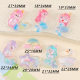 High-grade AB glue swan mermaid epoxy resin cartoon accessories diy shoe buckle headdress cross-border material