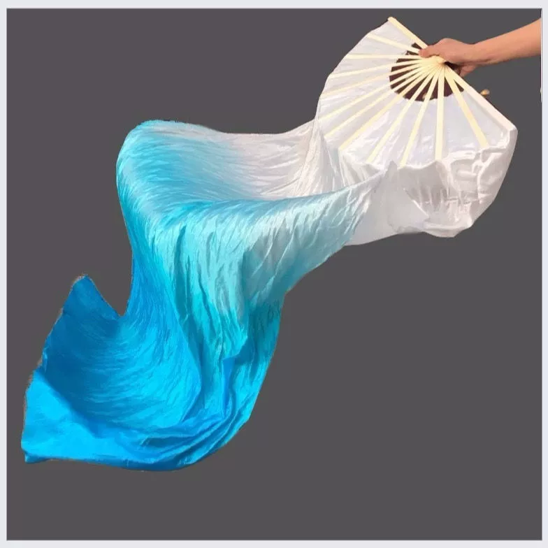 Черно-белый градиент чернил вентилятор левой руки