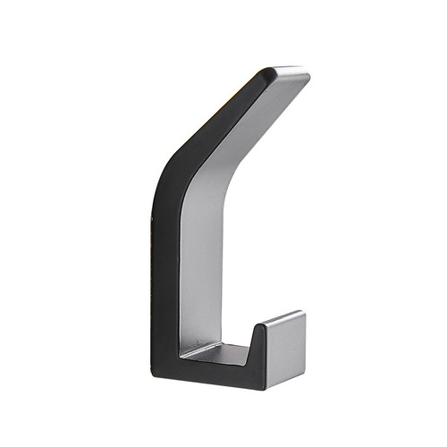Punch-free aluminum simple wardrobe accessories hook bathroom combination single hook wall hanger coat hook towel hook