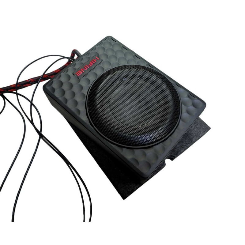 Factory Direct Sales 12V High-Power Aluminum Alloy Car Speakers Under-Seat Audio Modification 10inch Ultra-Thin Subwoofer