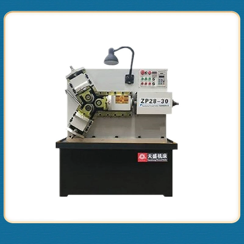 Тяньшэн ZP28-30 полностью автоматический станок для нарезания резьбы на арматуре с ЧПУ, гидравлический трехосевой станок для нарезания резьбы, строительный станок