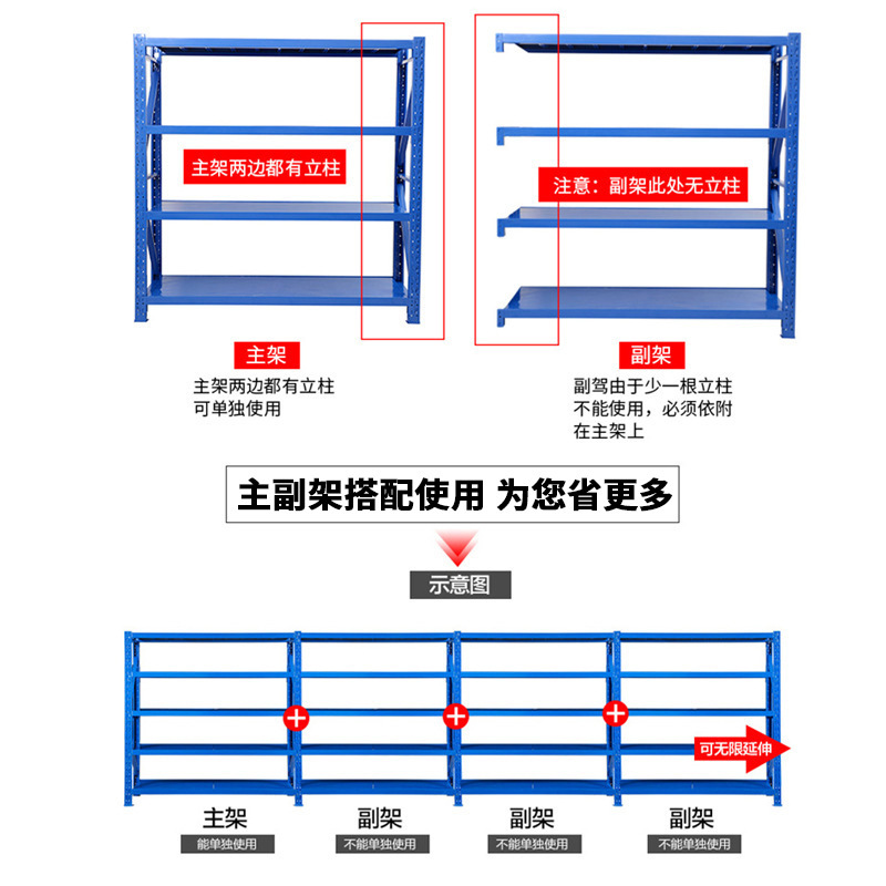 軽量中型大型貨物棚貯蔵倉庫倉庫鉄棚展示棚家庭用卸売り倉庫棚|undefined