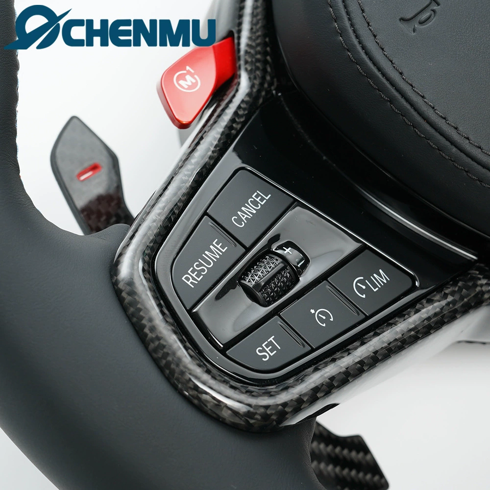 Руль для BMW серий F/G (1/2/3/4/5/6/7), X1/X2/X3/X4/X5/X6, тюнинг, карбоновый стиль M4CS