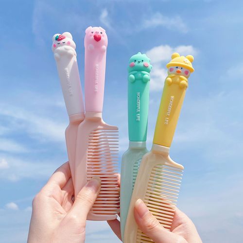 ins girl heart comb women's special long hair smoothing comb wholesale female internet celebrity model portable comb air cushion comb