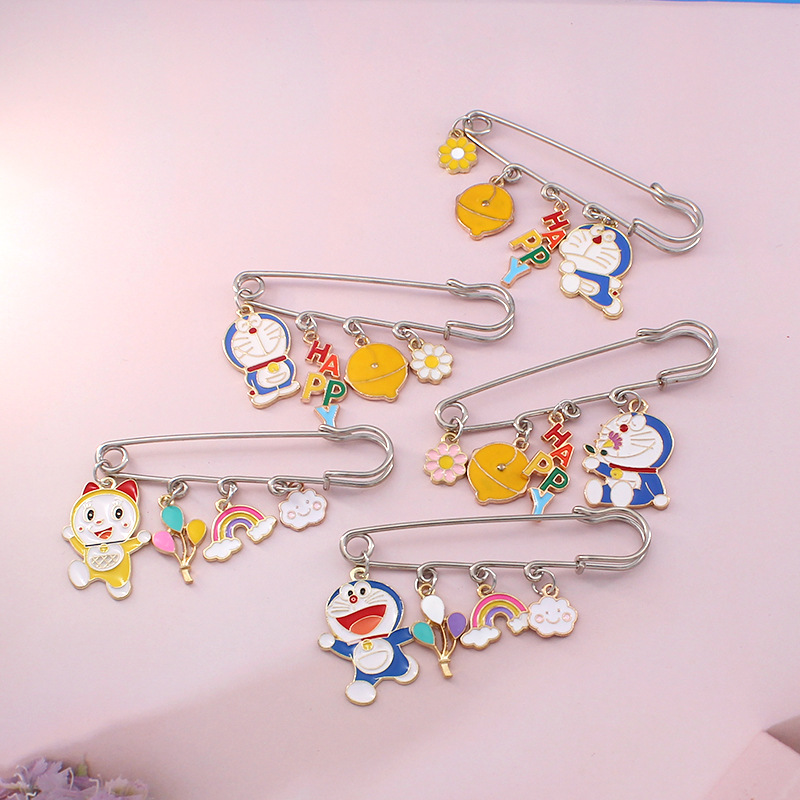 Cartoon Japanese brooch