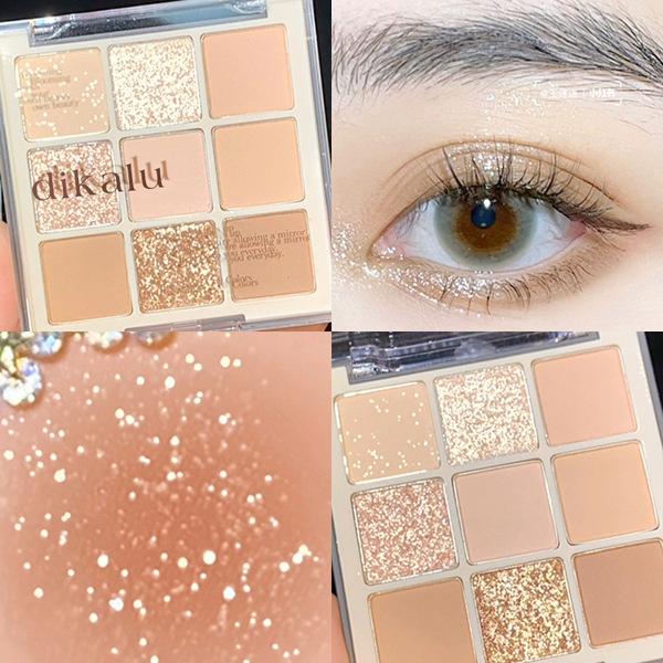 Coco venus milk tea nine -color eye shadow plate pearly matte nine…