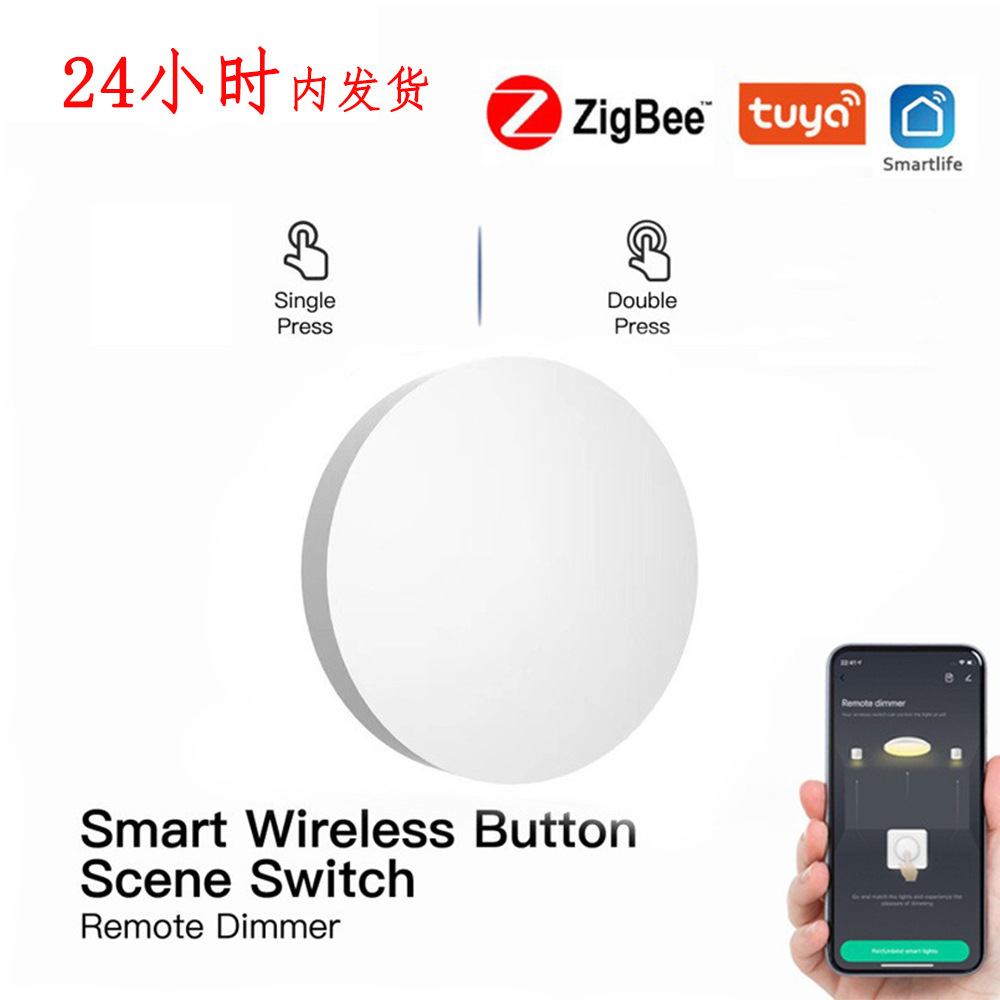 涂鸦智能场景开关zigbee语音控制 Work With Alexa Google Home