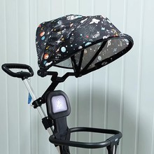 遛娃神器遮阳棚全棚婴儿手推车遮阳棚通用配件可调节溜娃神器童车