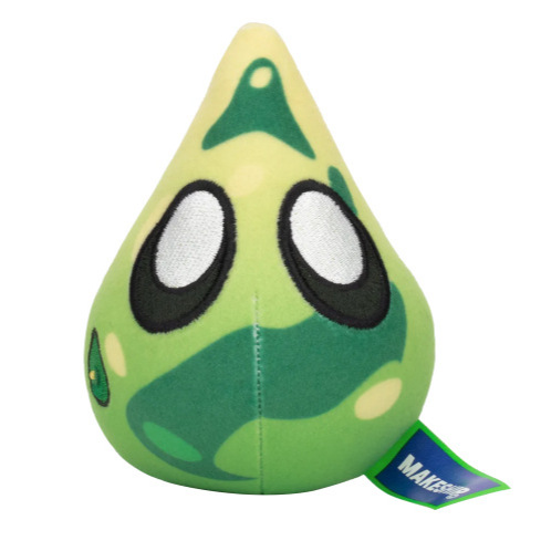 跨境新品 Reggie Slime plush 游戏周边绿色水滴毛绒玩偶公仔