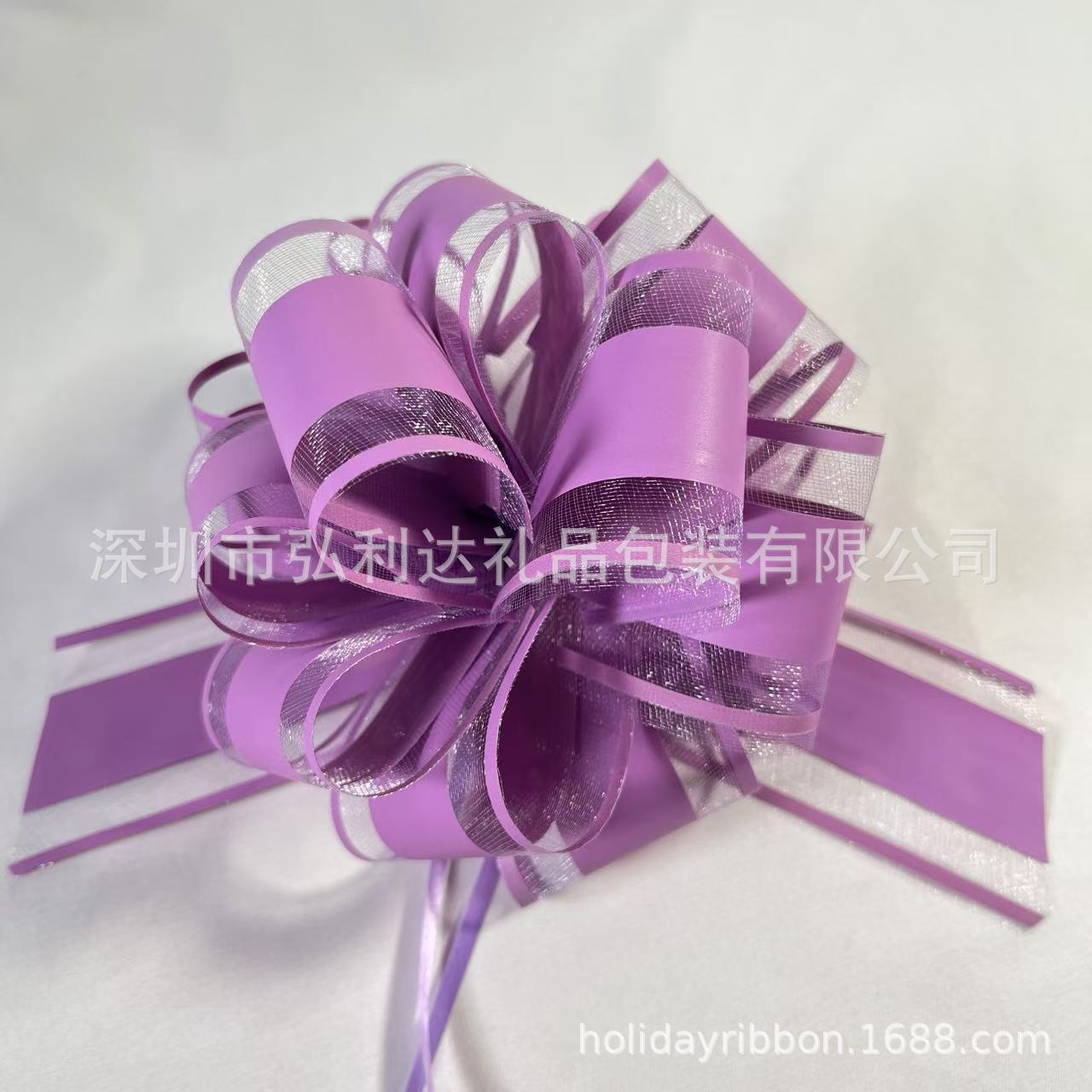 Transfronterizo Amazon 50 # Suya flores de Navidad decoraciones de flores de cinta de dibujo de flores en forma de bola mano en stock