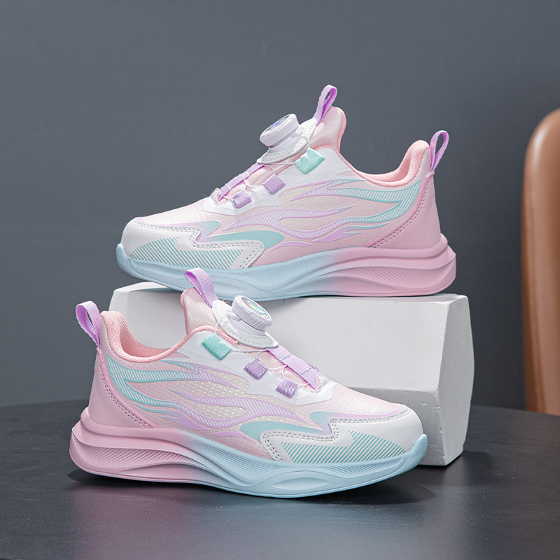 Zapatos para niños 2025 nuevos zapatos deportivos para niños de otoño con suela suave antideslizante ligera y cómoda zapatos para correr para niñas