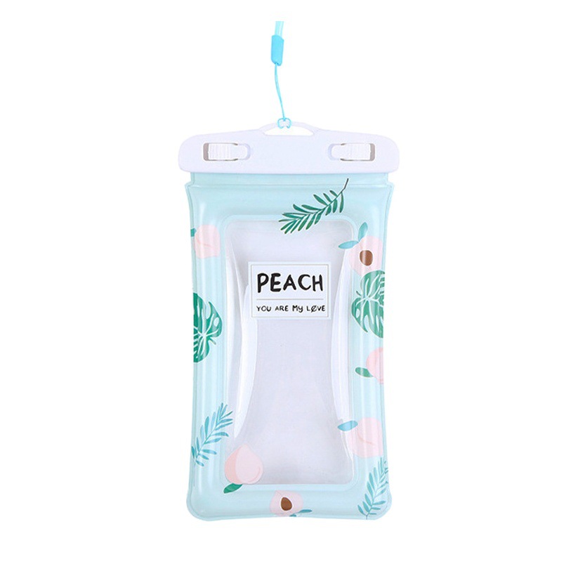 Outdoor Floating airbag inflatable mobile phone waterproof bag touch screen swimming transparent waterproof mobile phone bag mobile phone waterproof case