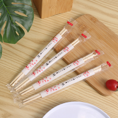 Disposable chopsticks, household, restaurant takeout, convenient, fast food, hygienic chopsticks, individually packed, disposable bamboo chopsticks, round chopsticks