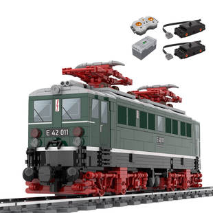 Building Blocks Cross-Border Moc-133607 Br E42 Holzroller 1375 Type Electric Locomotive Components