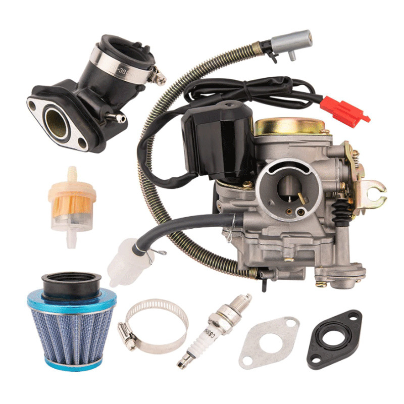 Accesorios de motosierra GY6 139QMB carburador 49cc 50cc Scooter Ciclomotor PD18J