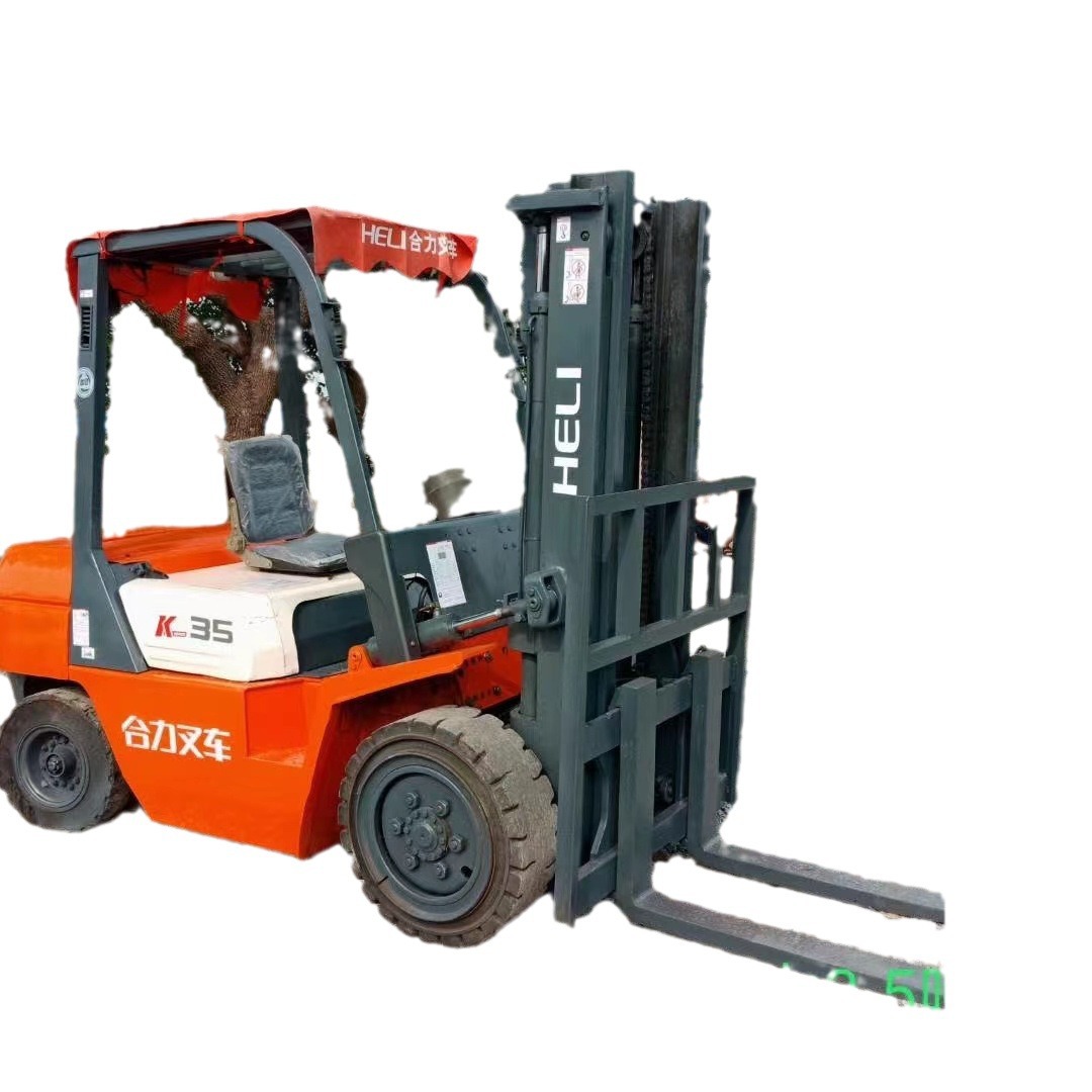 Línea de exportación de Zhejiang de segunda mano de carretilla elevadora de pórtico de 3 toneladas y 3,5 toneladas