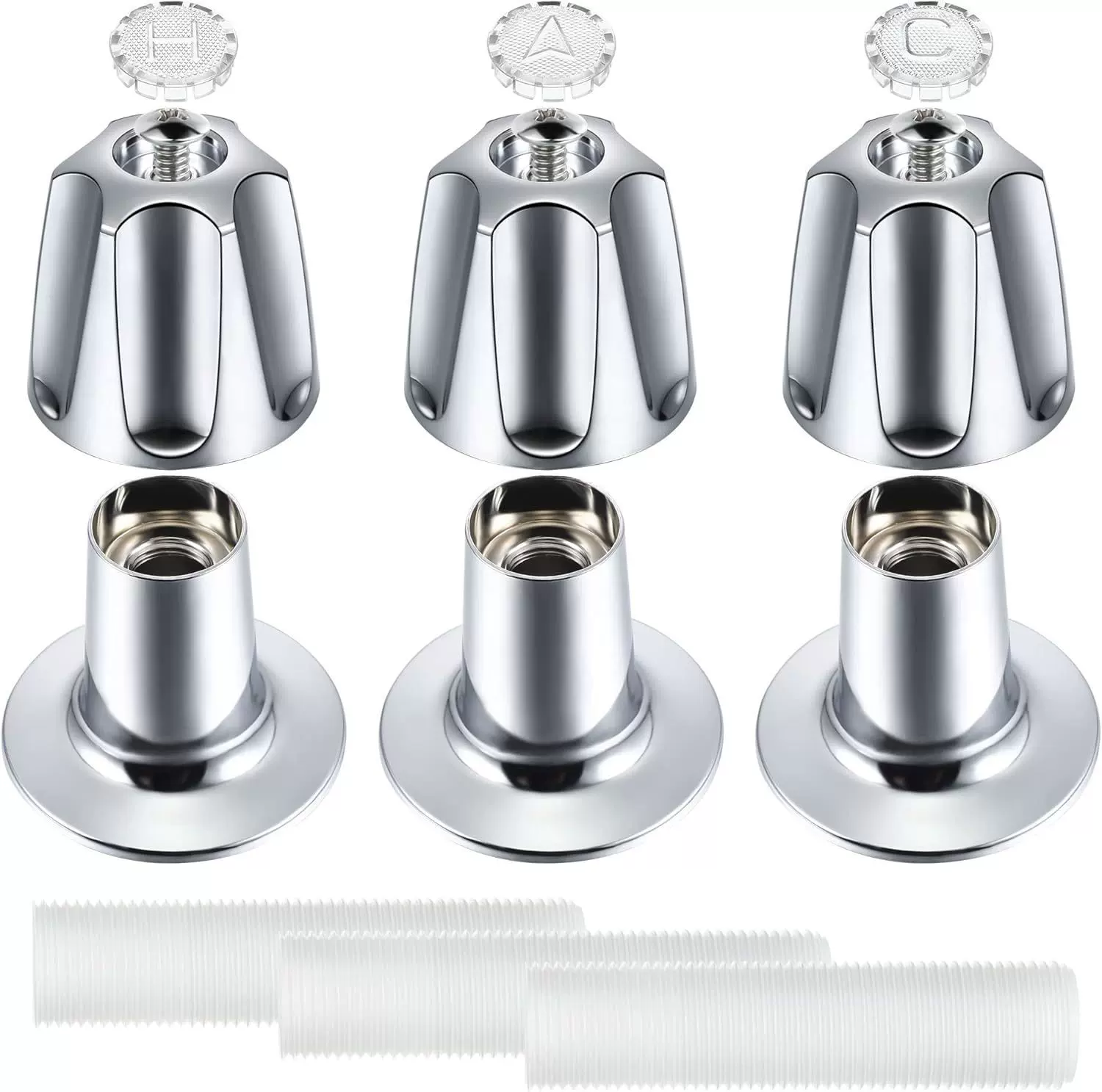 源头工厂浴缸淋浴水龙头手柄金属把手套装 水龙头手轮水龙头旋钮