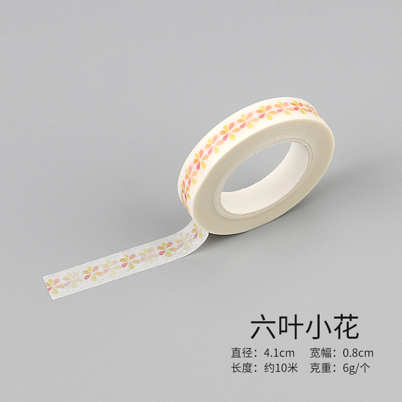 10 m Tamaño pequeño 15 pintado a mano cinta de papel creativo línea split línea pegatinas mano cuenta diario cinta decorativa pegatinas