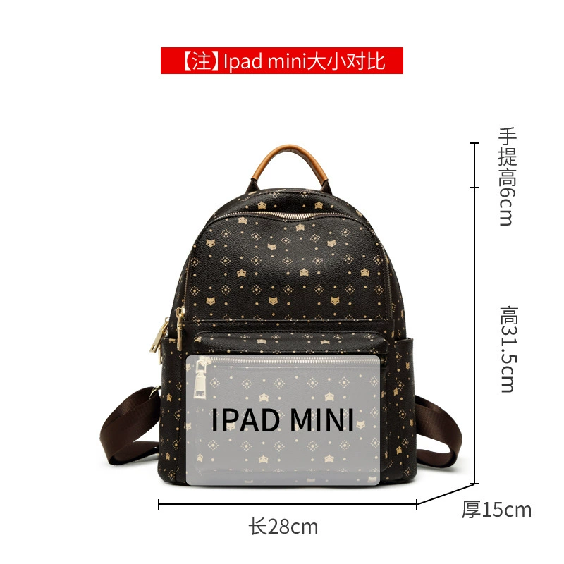 Backpack, fashionable shoulder bag, trend capacious laptop, city style