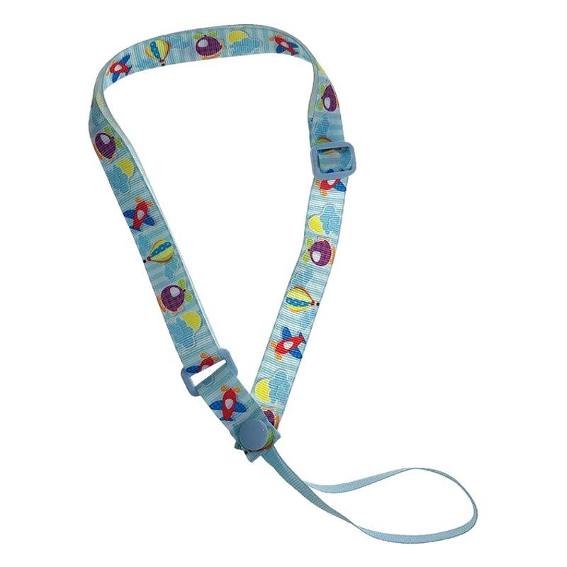 Детская Регулируемая цепочка для сосков на шею Детская резинка с защитой от падения, игрушка, укус, цепочка с защитой от потери, ремешок с нагрудной биркой