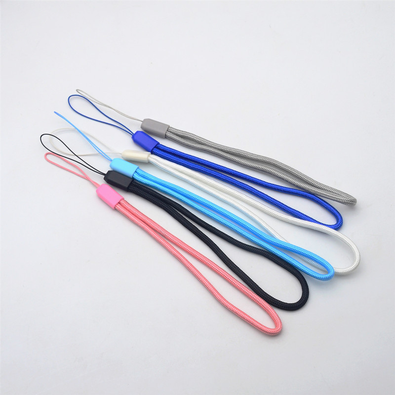Round mobile phone lanyard neck rope short wrist rope key anti-lost rope U disk phone case lanyard pendant men and women