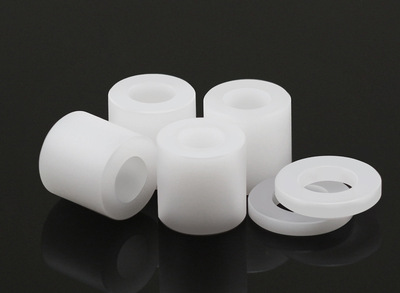 POM赛钢垫圈套管耐磨光滑节管套滑动套增高垫塑料垫片白色M2M3M4