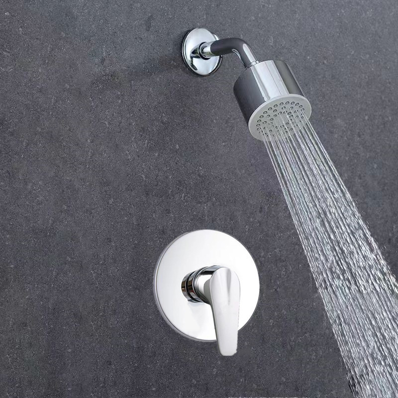 Cobre puro cabeza de ducha oculta Hotel Baño montado en la pared cabeza de ducha reparación accesorios universales